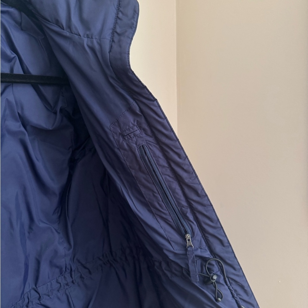 L.L.Bean Women’s DownTek Thigh Length Puffer Coat Size Small Navy Winter Jacket - Picture 7 of 10